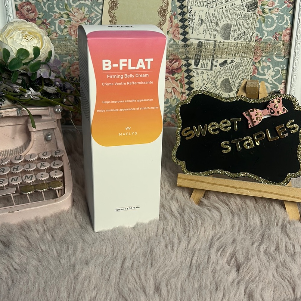 Maelys B-FLAT Firming Belly Cream 100ml/3.38 fl oz NIB!